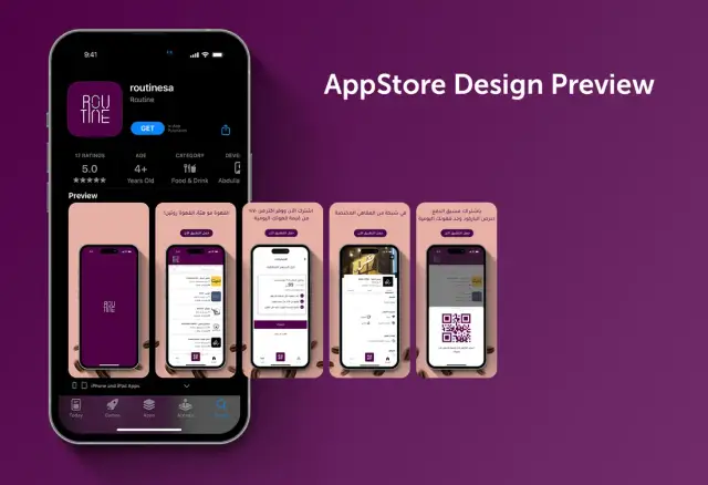 Routine App Store design preview